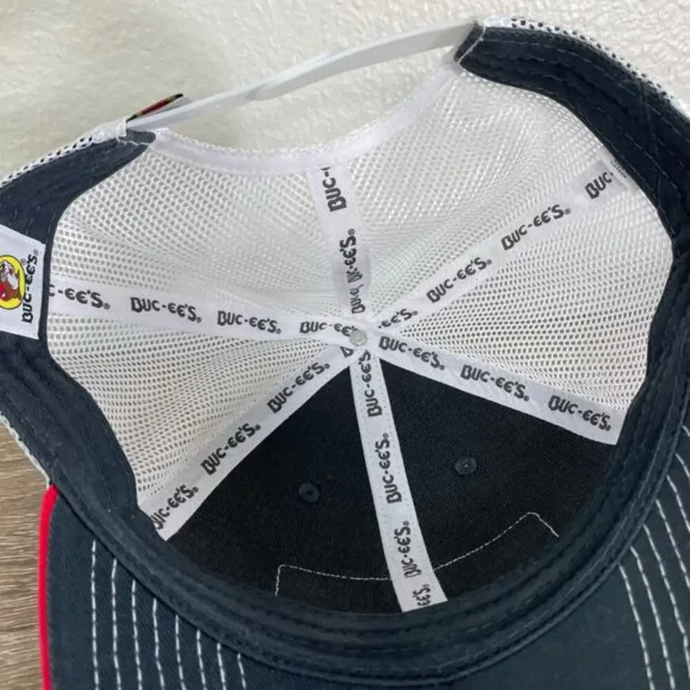 Buc-ee’s Bucees Trucker Hat Texas Flag Patch Snapback Cap‎ Red White Blue OSFM